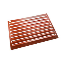 Achterplaat voor airco omkasting L Steenrood - 700 x 1000 MM