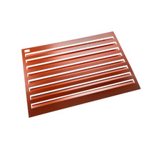 Achterplaat voor airco omkasting XL Steenrood - 1300 x 1700 MM
