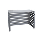 Achterplaat voor airco omkasting XL Antraciet - 1300 x 1700 MM