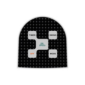 CA-405 ventilator parelwit/zwart