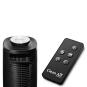 CA-406B ventilator zwart