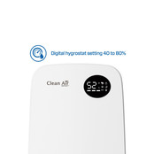 CA-606W luchtbevochtiger wit/zwart