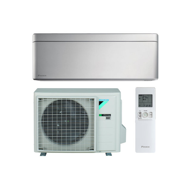 Stylish FTXA50BS + RXA50A9 Zilver - Single-Split Airco Wandmodel - 5 kW