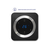 CA-904B ventilatorkachel zwart - OUTLET