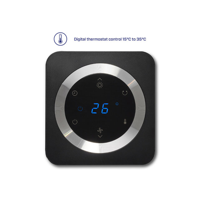 CA-904B ventilatorkachel zwart - OUTLET