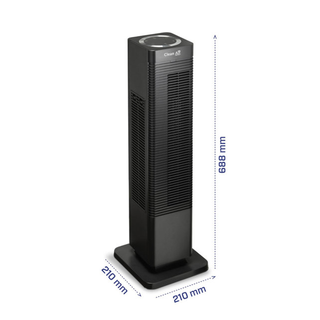 CA-904B ventilatorkachel zwart - OUTLET