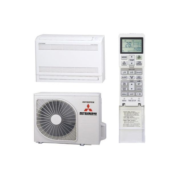 SRF25ZS-W Wit - Single-Split Airco Vloermodel - 2,5 kW