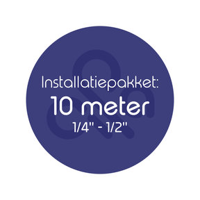 Airco Installatiepakket 10 meter 1/4" + 1/2"
