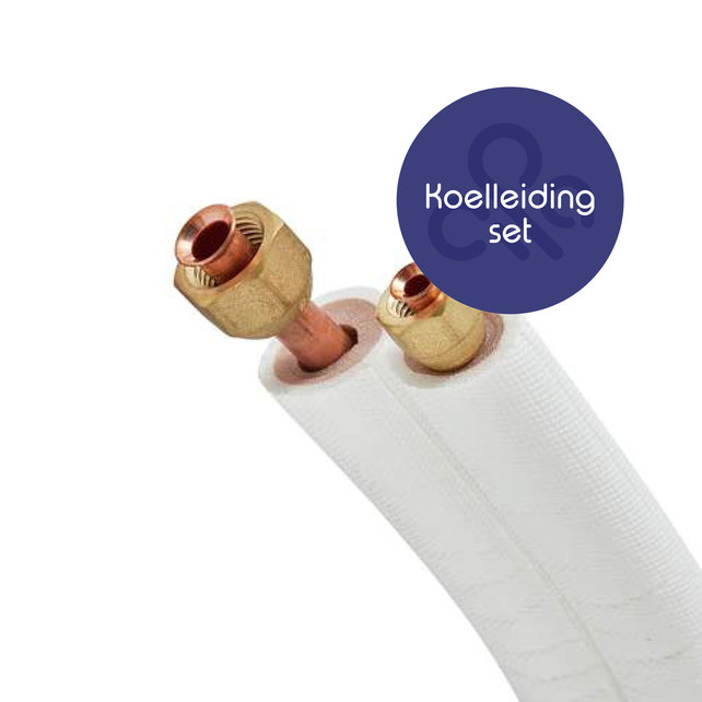 Airco Installatiepakket 10 meter 1/4" + 1/2"