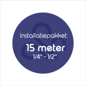 Airco Installatiepakket 15 meter 1/4" + 1/2"