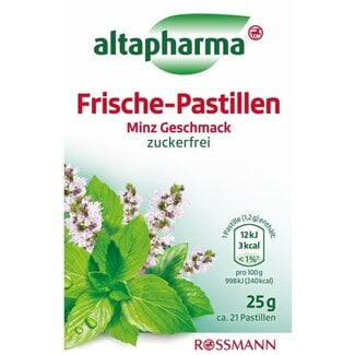 ALTAPHARMA ALTAPHRARMA Keelpastilles Munt Suikervrij 25g