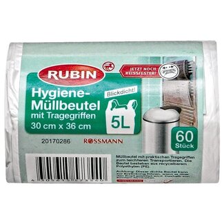 RUBIN RUBIN Vuilniszakken 5L