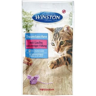 WINSTON WINSTON Kattensnack Knapperige Brokjes Zalmvulling