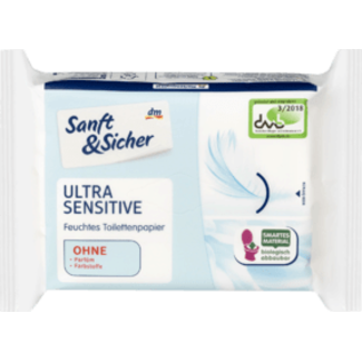 Sanft & Sicher Sanft&Sicher Vochtig Toiletpapier Ultra Sensitive