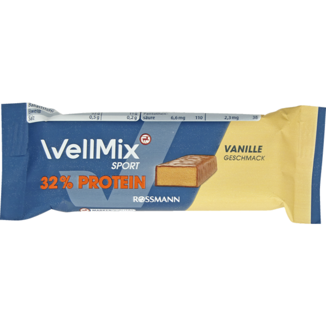 Wellmix  Sport Proteïnereep Vanille 35g