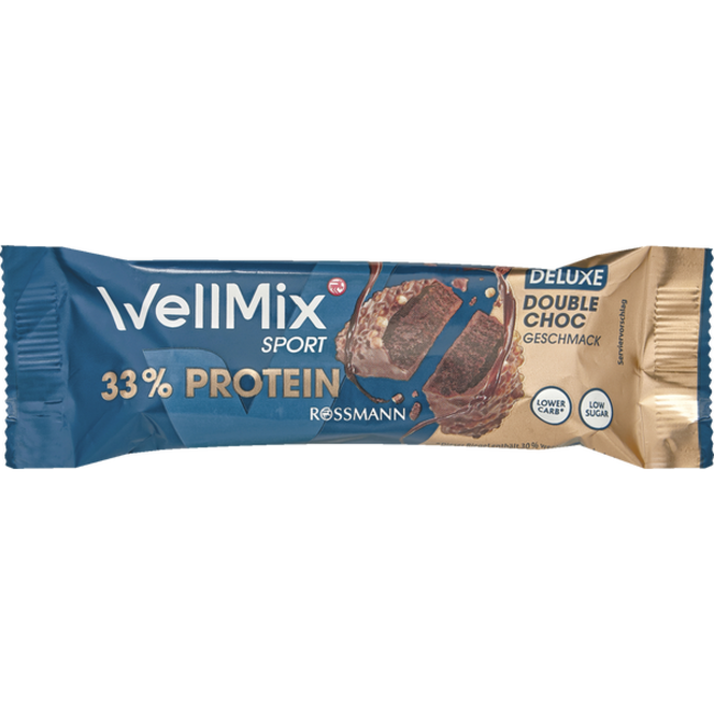 Wellmix  Sport Proteïnereep Deluxe Double Choc 45g