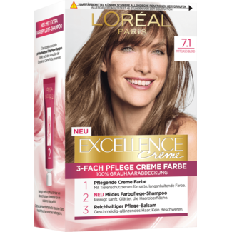 L'Oreal Paris L'Oreal Excellence Haarverf Asblond 7.1