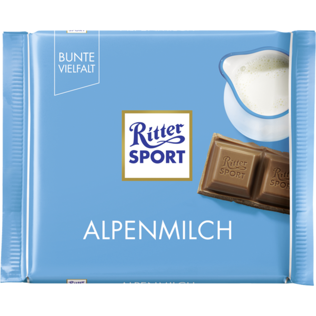 RITTER SPORT Chocolade Alpenmelk 100g