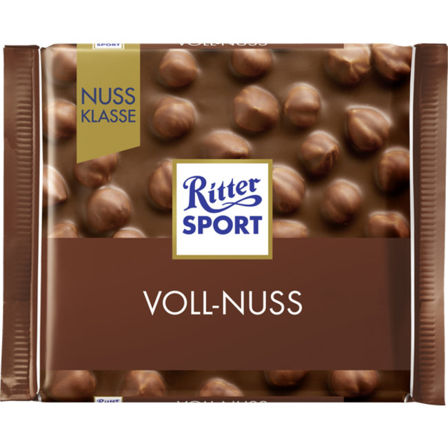 RITTER SPORT Melkchocolade Hele Hazelnoot 100g