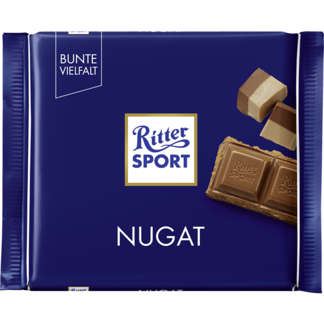 RITTER SPORT Melkchocolade Nougat 100g