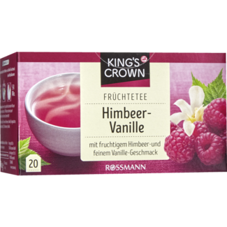 KING'S CROWN KING'S CROWN Fruitthee Framboos Vanille