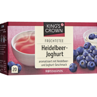 KING'S CROWN KING'S CROWN Fruitthee Bosbessen Yoghurt