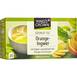 KING'S CROWN KING'S CROWN Groene Thee Sinaasappel Gember