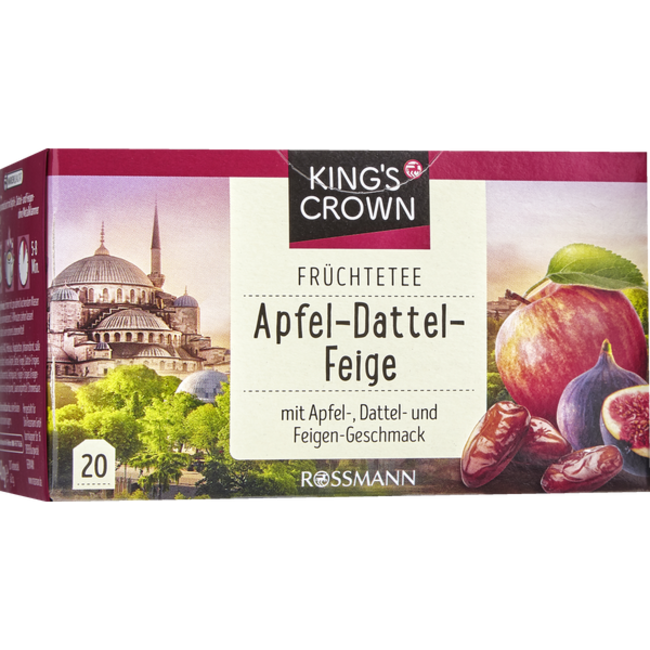 KING'S CROWN Fruitthee Appel Dadel Vijg 40g