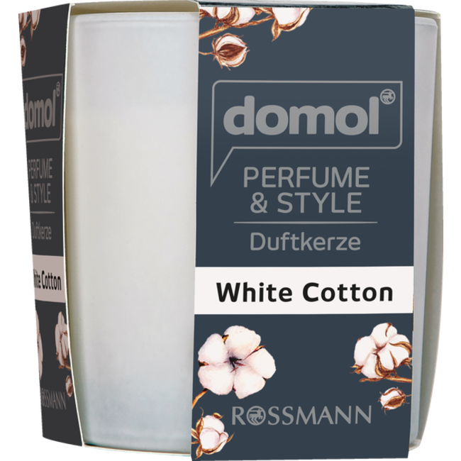 DOMOL Geurkaars White Cotton 125g