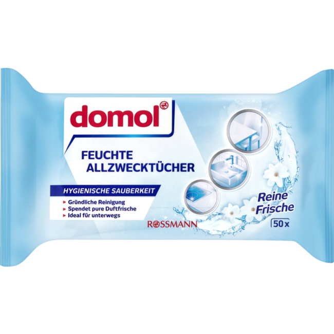 DOMOL Vochtige Allesreiniger Doekjes Fresh 50st