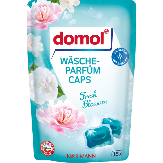 DOMOL Wasparfum Caps Fresh Blossom 15st