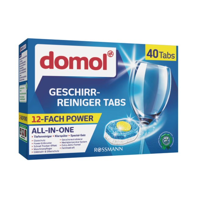 DOMOL 12-Voudige Power Vaatwastabletten 40st