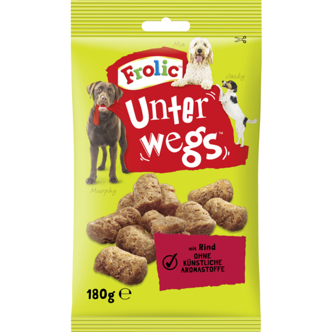 FROLIC Hondensnacks Onderweg met Rund 180g