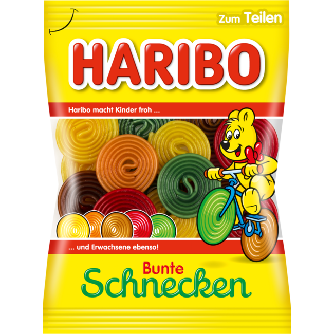 HARIBO Kleurrijke Slakken 160g