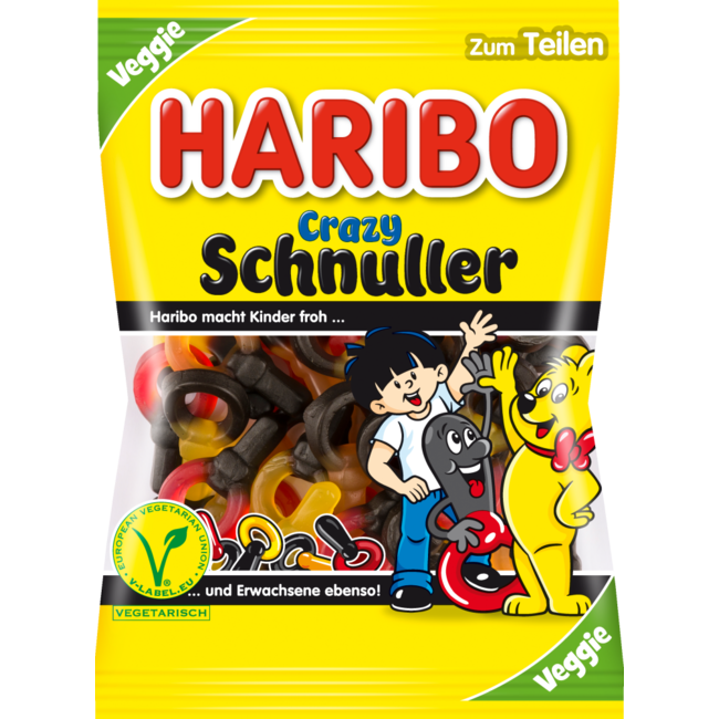 HARIBO Crazy Schnuller Fruitdrop 175g