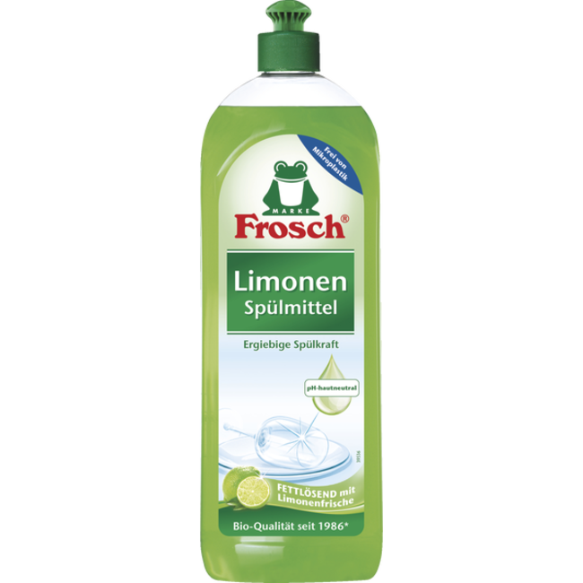 FROSCH Limoenen Afwasmiddel Fles 750ml