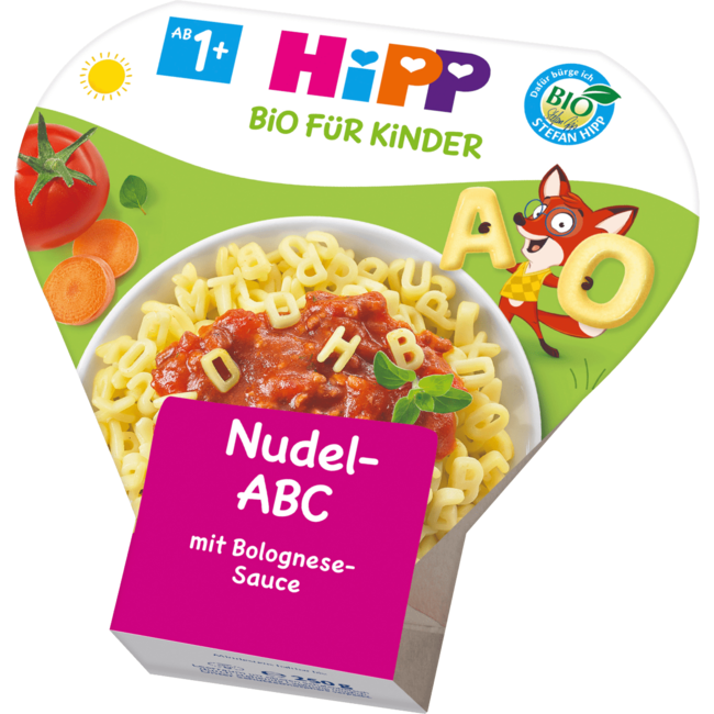 Hipp Kindermaaltijd ABC Pasta Met Bolognesesaus Vanaf 1 Jaar 250g