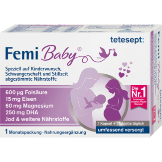 tetesept Tetesept Femi Baby Kinderwens Zwangerschap Borstvoeding Capsules