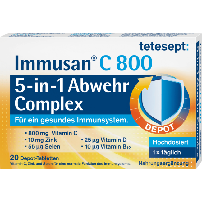 Tetesept Immusan C 800 Complex Tabletten 20st