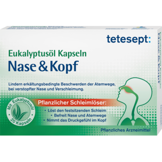tetesept Tetesept Eucalyptusolie Neus & Hoofd Capsules