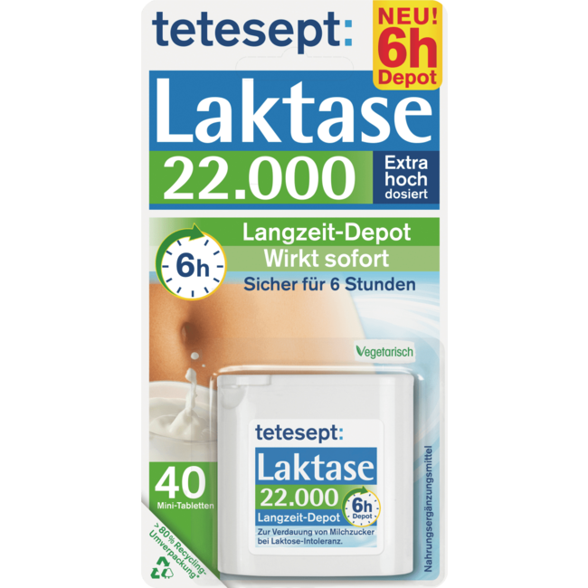 Tetesept Laktase 22000 40st