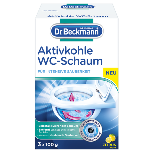 Dr. Beckmann Active Carbon Toiletschuim 300g