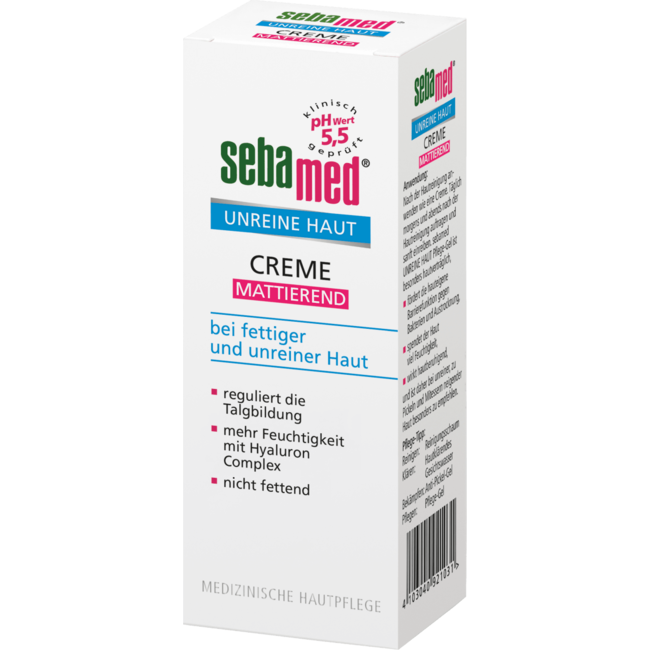 Sebamed Matterende Dagcrème Voor Onzuivere Huid 50mL