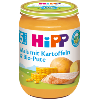 HIPP Hipp Menu Mais, Aardappelpuree & Kalkoen