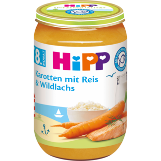 HIPP Hipp Menu Wortelen Rijst & Wilde Zalm