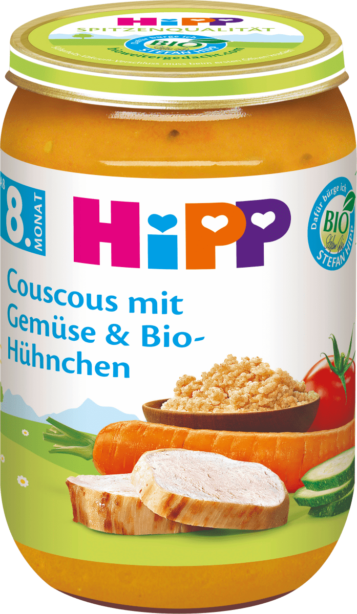 Hipp Menu Couscous Groenten & Kip 220g - Duitse Voordeel Drogist