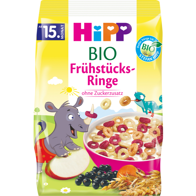 Hipp Kindermuesli Ontbijtringen 135g