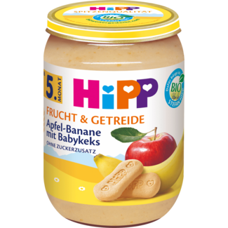 HIPP Hipp Fruit & Granen - Appel Banaan & Baby Biscuits 190g