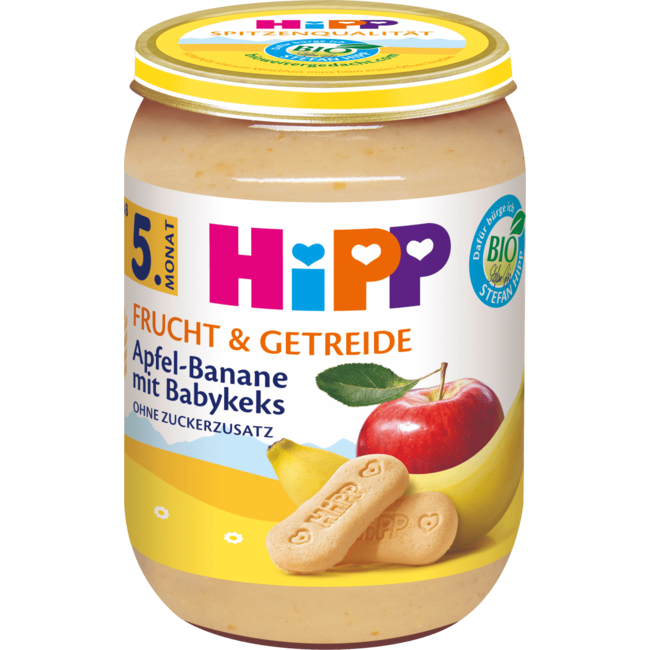 Hipp Fruit & Granen - Appel Banaan & Baby Biscuits 190g