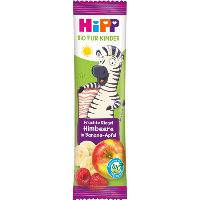 Hipp Fruitreep Framboos Banaan & Appel 1st
